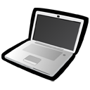 Macbook, pro Black icon