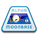 moonbase, Patch, Alpha Black icon