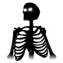 Skeleton Black icon