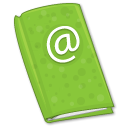 Book, read, reading, Address YellowGreen icon