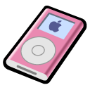 pink, ipod, mini Black icon