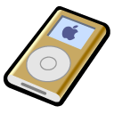 gold, ipod, mini Black icon