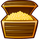 treasure, pirate SaddleBrown icon