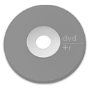 disc, Dvd Gray icon
