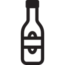 Alcohol, Label, Bottle, Bar, food, vodka Black icon