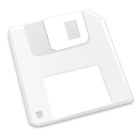 save, Floppy WhiteSmoke icon
