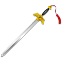 hero, sword DimGray icon