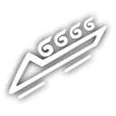 Bobsleigh Black icon