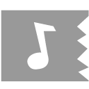 Clipping, voice, sound DarkGray icon
