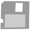 save, disc, Disk DarkGray icon