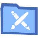 Folder, Application LightSkyBlue icon