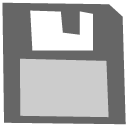 save, Floppy DimGray icon
