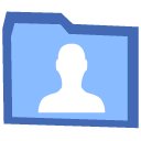Account, Folder, Human, people, user, profile LightSkyBlue icon
