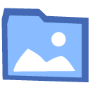 picture, image, Folder, pic, photo LightSkyBlue icon
