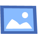 pic, photo, image, picture, toolbar LightSkyBlue icon