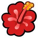 hibiscus, native Crimson icon