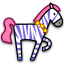 Zebra Black icon