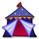 Tent MidnightBlue icon