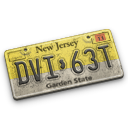 new, license, Plate, Jersey DarkKhaki icon
