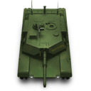 abrams, Battle, Tank DarkOliveGreen icon
