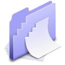 document, File, Folder, paper LightSteelBlue icon
