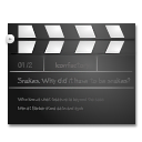 film, movie, video DarkSlateGray icon