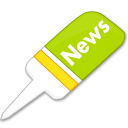 News Black icon