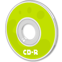 disc, Disk, save, Cd GreenYellow icon