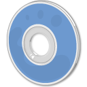disc, Dvd CornflowerBlue icon