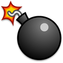 Bomb Black icon