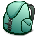 Backpack CadetBlue icon