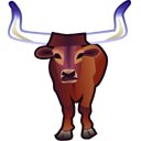 longhorn, Bull Black icon