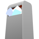 recycle bin, Full, Trash DarkGray icon