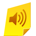 sound, voice Gold icon