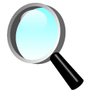toolbar, search, Find, seek Aqua icon