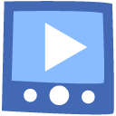 player, video SteelBlue icon