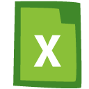 Excel YellowGreen icon