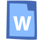 word LightSkyBlue icon