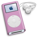 mini, pink, ipod Plum icon