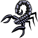 Black, scorpion Black icon