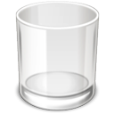 Empty, glass, Blank Gainsboro icon