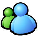 Msn, Messenger LightSkyBlue icon