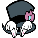 Bunny, Feet DarkSlateGray icon