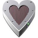 valentine, drive, Heart, love DarkGray icon
