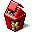 ruby, Full, recycle bin, Trash Maroon icon