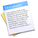 document, paper, File AliceBlue icon