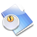 private, Folder Black icon