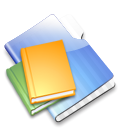 Folder, Library Black icon