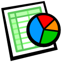 Spreadsheet, Excel Black icon