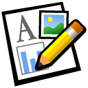 appleworks Black icon